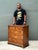 Vintage George 1 Walnut Flip Top Bachelors Chest For Sale - Image 9 of 12