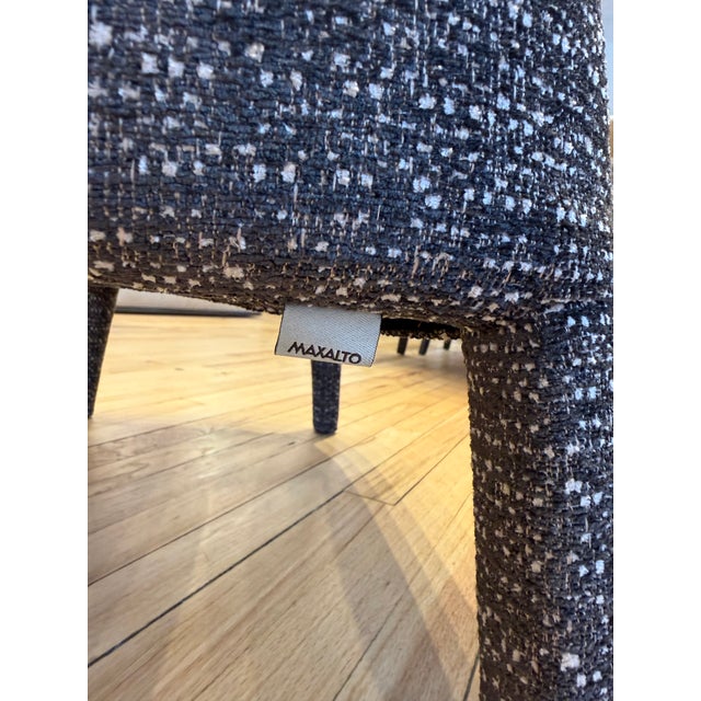 Contemporary Maxalto Febo Bergere Armchair & Ottoman For Sale - Image 3 of 8
