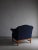 Navy Boucle Lounge Chair, Sweden, 1940s For Sale - Image 6 of 11