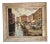 1954 Venetian Cityscape Oil Painting, Framed For Sale