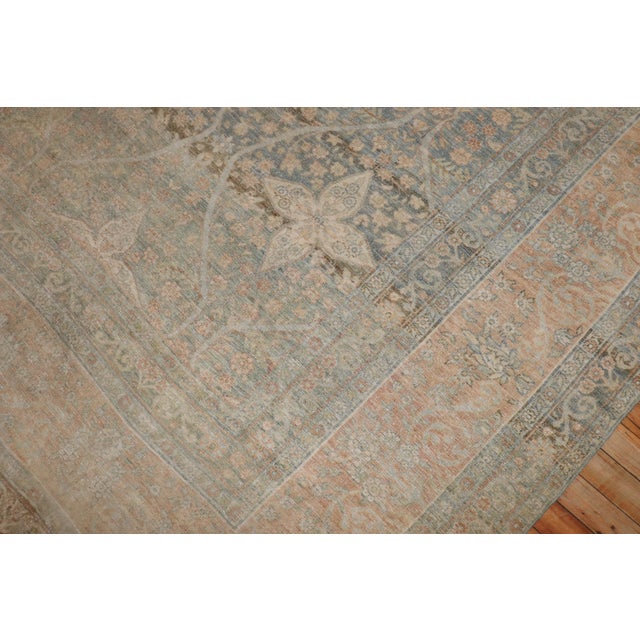 Blue Zabihi Collection Exquisite Oversize Antique Persian Kerman Carpet - 12'5" x 18'8" For Sale - Image 8 of 12