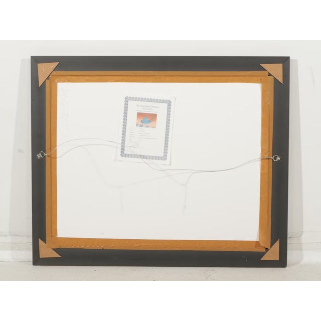 Paper Peter Max "Pink Sky Dancer" Signed Limited Edition Print, Framed 1980s For Sale - Image 7 of 9