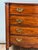 Brown Antique Federal Period Sheraton Mahogany Bow Front Chest C. 1830 For Sale - Image 8 of 11