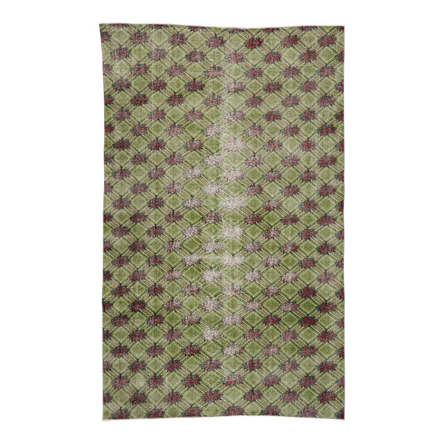 Vintage Turkish Sivas Rug - 05'07 x 08'11 For Sale