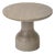 Peso Minimalist Round Side Table in Limestone by Depping & Jørgensen For Sale