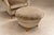 Brazilian Modern Armchair and Ottoman in Hardwood and Taupe Chenille by Carlo Hauner, Brazil, 1950s — Lot 353 For Sale - Image 15 of 18