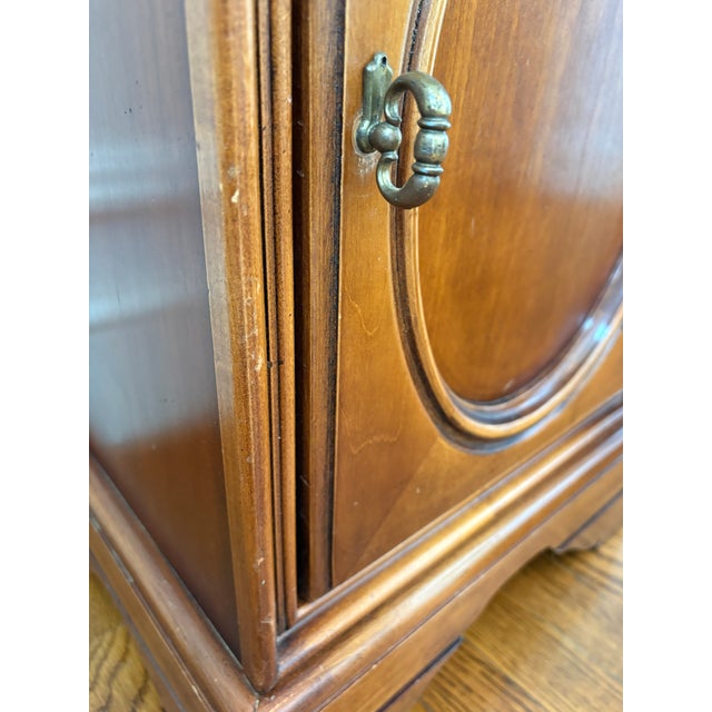 Lexington French Provincial Cherry Nightstand Chez Michelle For Sale - Image 11 of 12