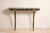 Empire Console Table with Green Alps Marble Top and Gold-Plated Friezes, 1970s For Sale - Image 4 of 12