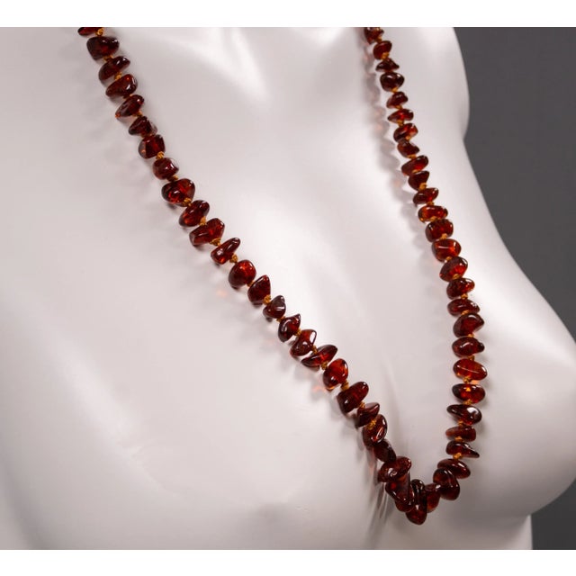 Vintage Gemstone Amber Necklace, 1960s For Sale - Image 6 of 14