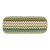 Scalamandre 21" x 7" Rainbow Mountain Crewel Bolster Pillow in Forest Clay For Sale