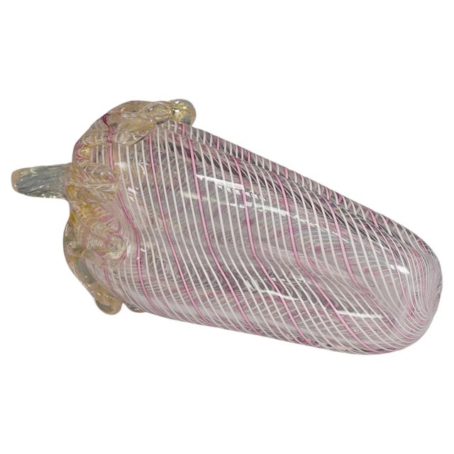 Small Murano Glass Sweet Pepper Fruit in Canne Glass, 1960s For Sale - Image 8 of 8