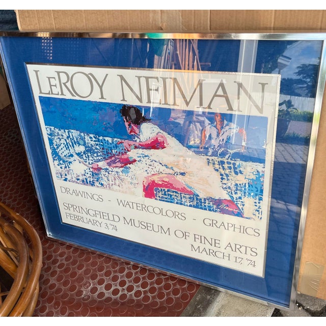 Abstract Leroy Neiman Drawings - Watercolors - Graphics Springfield LeRoy Neiman Museum of Fine Arts February 3,74 Through March 17, ‘74 For Sale - Image 3 of 10