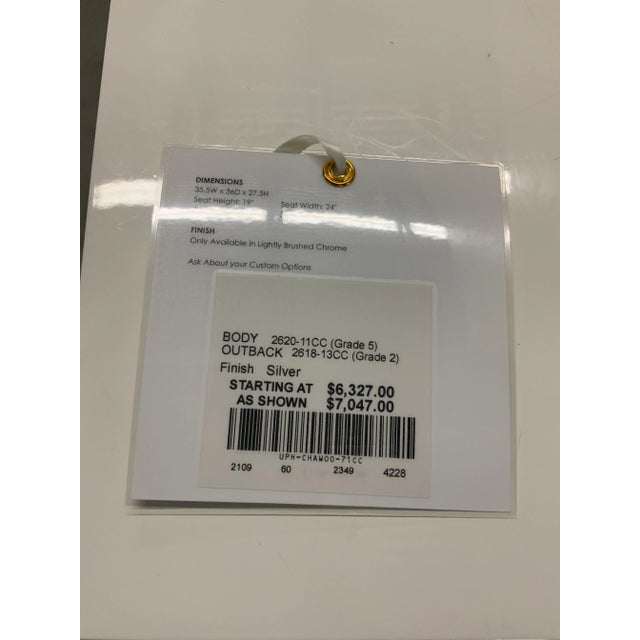 Turquoise Caracole Couture Modern Ice Breaker Club Chair For Sale - Image 8 of 9