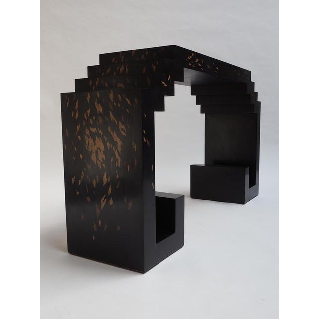 Mont Marquetry Console Table by Studio Karen B For Sale - Image 4 of 11