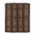 Vintage Tuareg Mat, Beige-Brown With Bold Tribal Geometric Motifs - Rug & Kilim For Sale