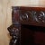 Wood Hand Carved Bookcase in Hardwood with Herm Statues, 1900s For Sale - Image 7 of 18