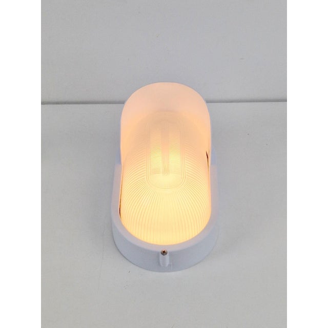 Vintage Simes Outdoor Wall Lamp in Metal & Glass, Italy, 1980s For Sale - Image 4 of 17