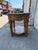 Late 20th Century French Louis XVI Style Carved Wood & Marble Glass Top Round Side Table For Sale - Image 10 of 11