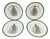 Christmas Tree Plates from Spode, Set of 4 For Sale