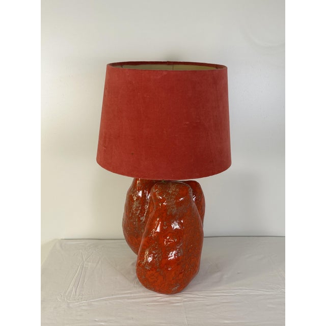 Ceramic Living Room Lamp by Lino Bersani, 1960s, in Very Good conditions. Designed 1960 to 1969 This piece is attributed...