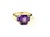 14k Gold and Amethyst Cocktail Ring For Sale In Tampa - Image 6 of 6