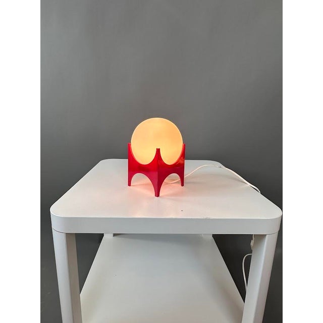 Mid-Century Modern Vintage Space Age Moon Lamp by Richard Essig, 1970s For Sale - Image 3 of 6