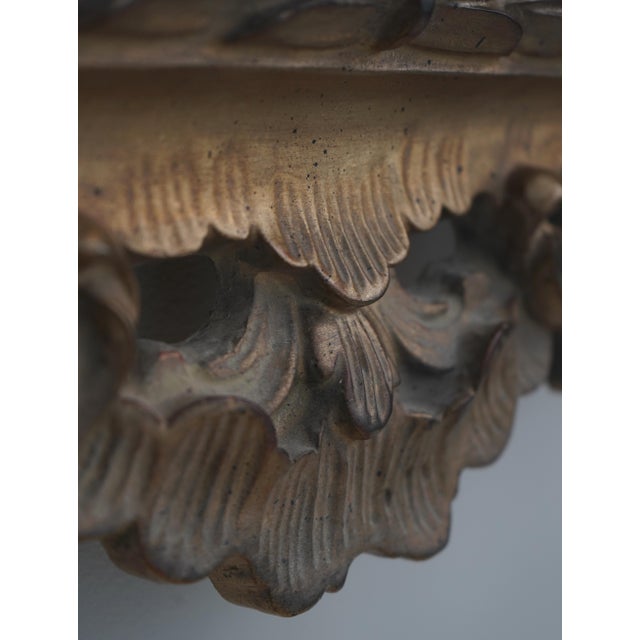 Gold Carolina Mirror Co Carved Gilt Wall Mirror For Sale - Image 8 of 11