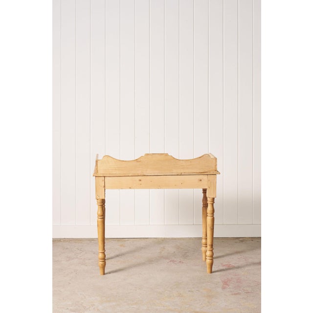 19th Century English Pine Wash Stand / Desk For Sale - Image 13 of 13