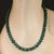 Traditional Ajd 19 Inch Faceted Emerald Matrix Necklace May Birthstone For Sale - Image 3 of 6