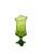 Mid-Century Modern Mid Century Green Footed Vase For Sale - Image 3 of 3