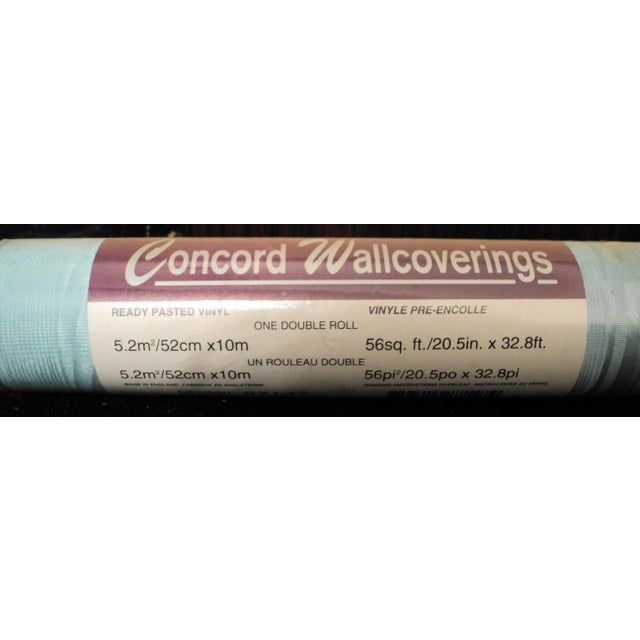 Modern Vintage French Modern Concord Vinyl Design 87147 Wallpaper Wallcoverings - 3 Rolls For Sale - Image 3 of 10