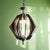 Mid-Century Modern Smoked Acrylic Glass and Chromed Hanging Lamp, 1980s For Sale - Image 6 of 11