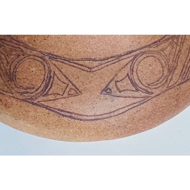 1980s Jennifer Lee Pottery Vessel Organic Modern Folk Art For Sale - Image 5 of 6