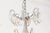 19th Century French Six-Light Crystal Chandelier with Silvered Iron Armature For Sale - Image 4 of 12