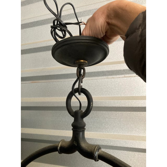 Large Early 20th C. Copper Porch/Foyer Light For Sale - Image 10 of 10