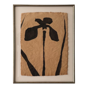 Framed Grande Fleur Noir, 02 by Josh Young