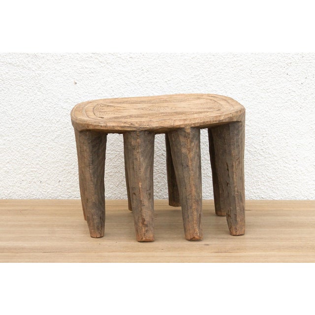 1950s 8-Legged Vintage Nupe Stool For Sale - Image 5 of 9