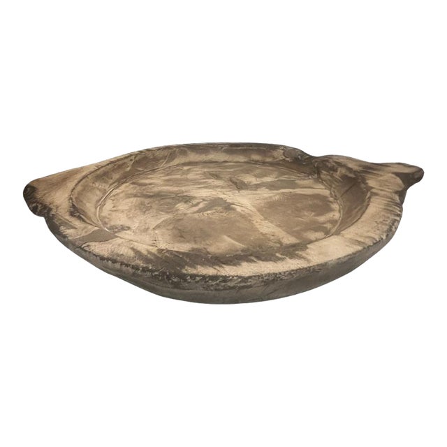 Vintage Wooden Parat Bowl For Sale