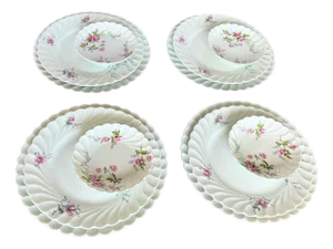 French Porcelain Dinnerware Service from Haviland Limoges, 1950s, Set of 12