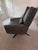 Modern Luke Leather Swivel Recliner For Sale - Image 3 of 5