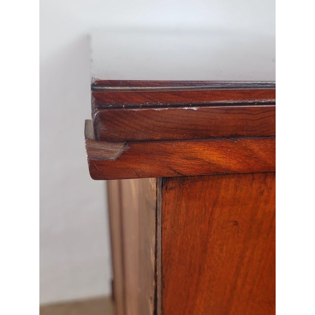 Victorian Chest of 5 Drawers in Walnut with Drop Handles, 1900s For Sale - Image 17 of 18