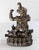 17th or 18th Century Chinese Sino-Tibetan Gilt Bronze Buddhist Makala Faced Deity Figure For Sale - Image 15 of 18