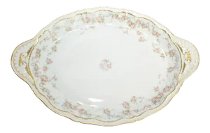 Theodore Havilland Limoges Double Gold 16" Serving Platter or Tray (Schleiger Number 340)