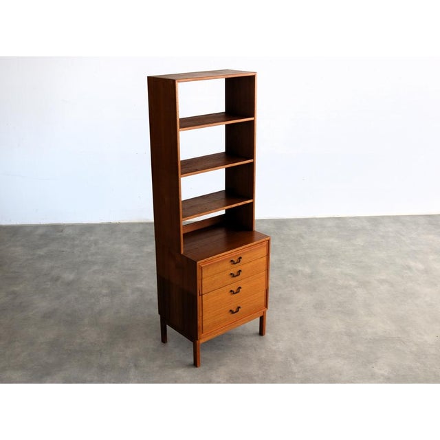 Vintage Bookcase in Teak, Sweden, 1960s For Sale - Image 9 of 10