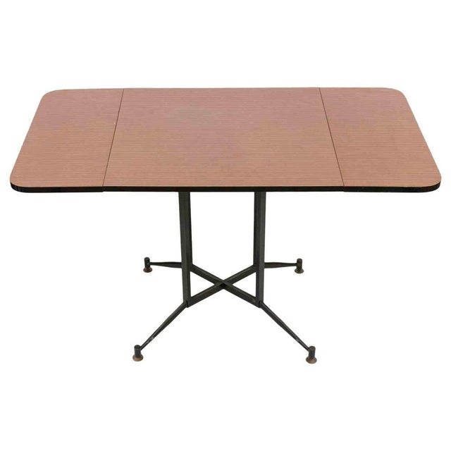 Vintage Italian Coffee Table in Wood and Brass, 1950s For Sale - Image 10 of 10