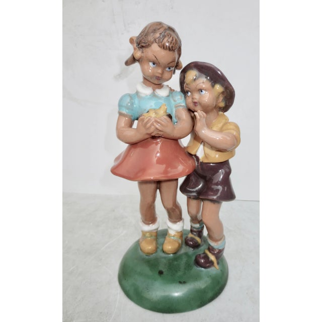 Terra Cotta Italian Mid-Century Saca Terra Cotta Glazed Kids For Sale - Image 8 of 8