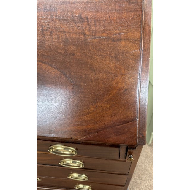 English MId 18th Century English Georgian Slant Front Desk For Sale - Image 3 of 12