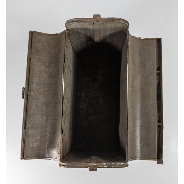 Early 20th Century English Art Nouveau Style Briefcase Form Biscuit Tin For Sale - Image 12 of 14