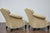 Pair of Vintage French Lounge Chairs with Camelbacks, Rolled Arms, Ebonized Legs For Sale - Image 12 of 12