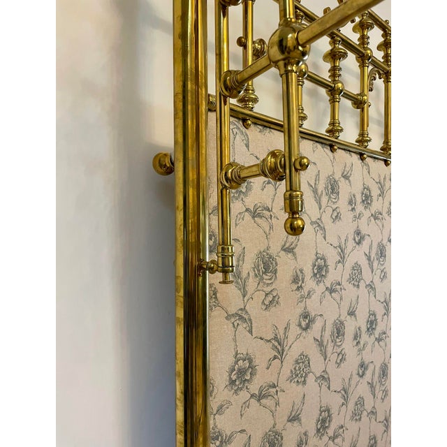 Antique Victorian Brass Double Bed, 1860 For Sale - Image 12 of 16